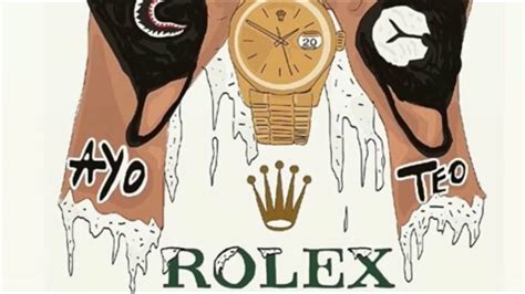 rolex song lyrics ayo and teo|rolex by ayo and teo.